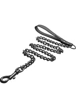 Load image into Gallery viewer, Tom Of Finland Gun Metal Leash - Gray/Metal