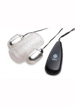 Load image into Gallery viewer, Trinity Men Dual Vibrating Penis Sheath - Clear