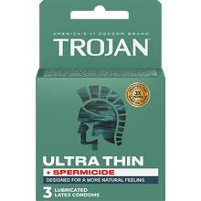 Load image into Gallery viewer, Trojan Ultra Thin Armor Spermicide Condom
