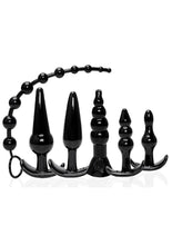 Load image into Gallery viewer, Try-Curious Anal Plug Kit - Black