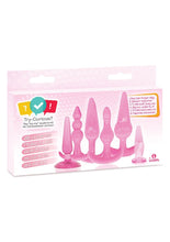 Load image into Gallery viewer, Try-Curious Anal Plug Kit - Pink