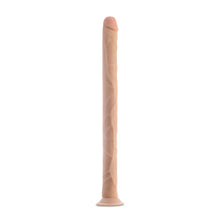 Load image into Gallery viewer, Dr. Skin Silver Collection Dildo with Suction Cup 19in - Vanilla