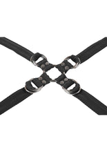 Load image into Gallery viewer, Velvet Noir Adjustable Hog Tie and Cuff