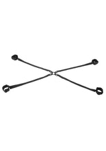 Load image into Gallery viewer, Velvet Noir Adjustable Hog Tie and Cuff