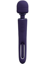 Load image into Gallery viewer, Vive Kiku Rechargeable Double Ended Wand with G-Spot Stimulator - Purple