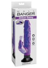 Load image into Gallery viewer, Wall Bangers Deluxe Bunny Rabbit Vibrator - Purple