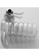 Load image into Gallery viewer, Wet Dreams Vibrating Plump Bunny Rabbit Sleeve - Clear