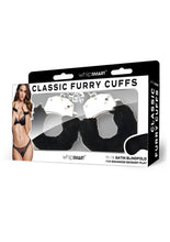 Load image into Gallery viewer, WhipSmart Furry Cuffs with Eye Mask - Black