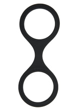 Load image into Gallery viewer, WhipSmart Quickie Cuffs with Eye Mask - Black - Large/Medium