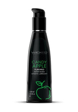 Load image into Gallery viewer, Wicked Aqua Water Based Flavored Lubricant Candy Apple - 4oz