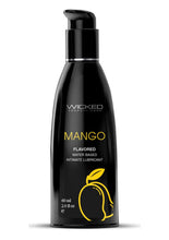 Load image into Gallery viewer, Wicked Aqua Water Based Flavored Lubricant Mango - 2oz