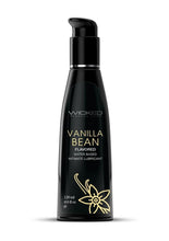 Load image into Gallery viewer, Wicked Aqua Water Based Flavored Lubricant Vanilla Bean - 4 Oz