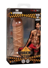 Load image into Gallery viewer, Working Stiff The Lifeguard Realistic Posable Dildo with Suction Cup - Caramel