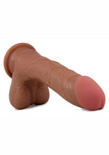 Load image into Gallery viewer, X5 Grinder Dildo with Balls - Brown/Caramel - 8.5in