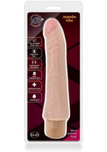 Load image into Gallery viewer, X5 Plus Mambo Vibe Vibrating Dildo - Vanilla - 8in