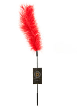 Load image into Gallery viewer, Ostrich Feather Tickler (Red)