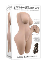 Load image into Gallery viewer, Zero Tolerance Body Language Stroker - Vanilla