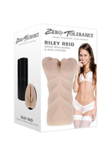 Load image into Gallery viewer, Zero Tolerance Riley Reid Movie Download with Vaginal and Anal Stroker - Vanilla