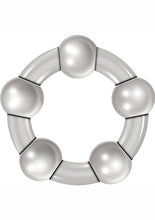 Load image into Gallery viewer, Zero Tolerance Three Amigos Beaded Cock Ring Kit - Smoke - 3 Piece Kit