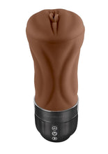 Load image into Gallery viewer, Zero Tolerance Tight Lipped Rechargeable Pussy Masturbator - Chocolate