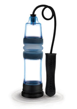 Load image into Gallery viewer, ZOLO Aquapump Compact Auto Penis Pump - Black/Blue