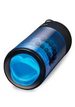 Load image into Gallery viewer, ZOLO Blowpro Vibrating Simulator Masturbator with Bullet - Black/Blue