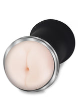 Load image into Gallery viewer, ZOLO DP Stroker Double Entry Masturbator - Pussy and Butt - Black/Vanilla