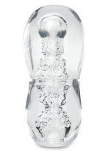 Load image into Gallery viewer, ZOLO Gripz Dotted Stroker Masturbator - Clear