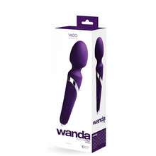 Load image into Gallery viewer, VeDo Wanda Rechargeable Wand Vibe (Purple)