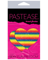 Load image into Gallery viewer, Pastease Glitter Heart Rainbow