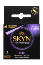 Load image into Gallery viewer, Lifestyle SKYN ELITE Condoms - 3 Pack