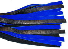 Load image into Gallery viewer, Bare Leatherworks - Handy Cow Flogger (Black/Blue)