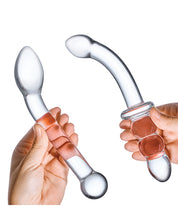 Load image into Gallery viewer, Gläs 2 pc G-Spot Pleasure Set (Clear)