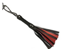 Load image into Gallery viewer, Bare Leatherworks - Handy Cow Flogger (Black/Red)