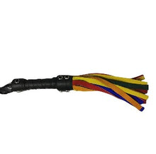 Load image into Gallery viewer, Bare Leatherworks - Handy Cow Flogger (Rainbow)