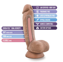 Load image into Gallery viewer, Au Naturel Macho Dildo  - 8.75 inch (Caramel)