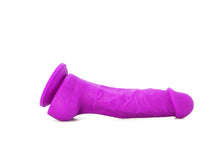 Load image into Gallery viewer, Colours Pleasures Silicone Dildo 5 inch (Purple)