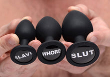 Load image into Gallery viewer, Dirty Words Anal Plug - Set of 3