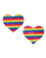 Load image into Gallery viewer, Pastease Glitter Heart Rainbow