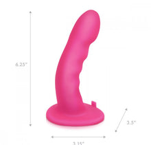 Load image into Gallery viewer, Pegasus Curved Ripple Peg & Harness Set - 6 inch (Pink)