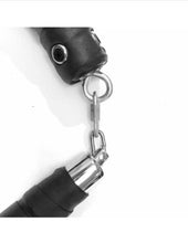 Load image into Gallery viewer, Bare Leatherworks - Rotator Cow Flogger (Black)