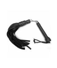 Load image into Gallery viewer, Bare Leatherworks - Rotator Cow Flogger (Black)