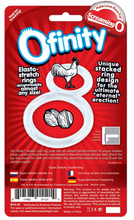 Load image into Gallery viewer, Ofinity Double Cock Ring (Clear)