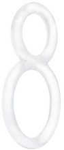 Load image into Gallery viewer, Ofinity Double Cock Ring (Clear)