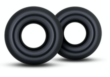 Load image into Gallery viewer, Stay Hard Donut Rings Oversized - 2 Pack (Black)
