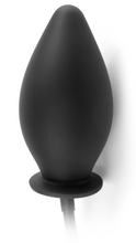 Load image into Gallery viewer, Anal Fantasy Inflatable Silicone Plug (Black)