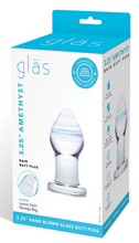 Load image into Gallery viewer, Gläs Amethyst Rain Butt Plug