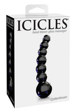 Load image into Gallery viewer, Icicles No 66 - Glass Dildos (Black)
