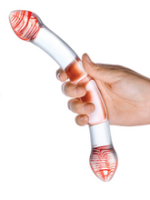 Load image into Gallery viewer, Gläs Red Head Double Dildo