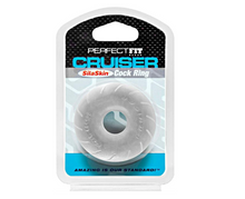 Load image into Gallery viewer, Cruiser Cock Ring SilaSkin (Clear)